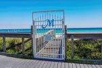 Gated access to the Private Beach for Maravilla guests only.